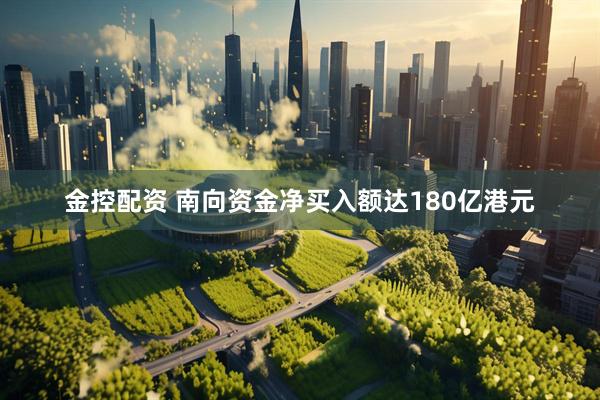 金控配资 南向资金净买入额达180亿港元